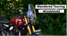 Fit For Triumph Speed 400 Wandered Touring Clear Screen Windshield Kit - SPAREZO